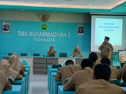 Rapat Dinas SMA Muhammadiyah 3 Yogyakarta Bulan April 2026