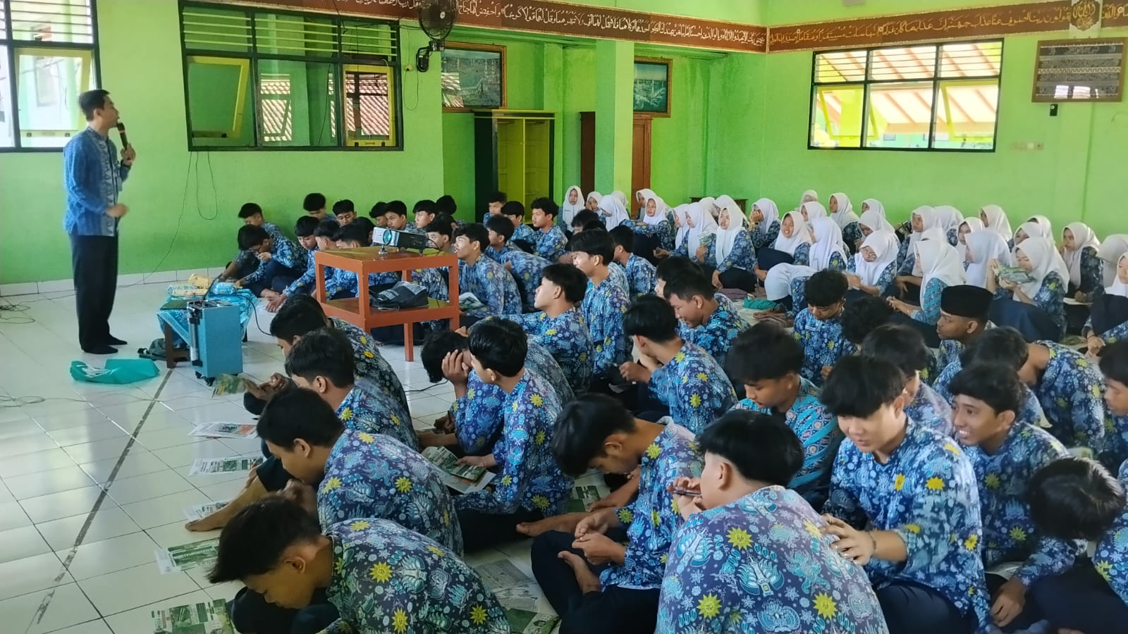 Kegiatan presentasi SPMB di SMP Muhammadiyah 7 Yogyakarta