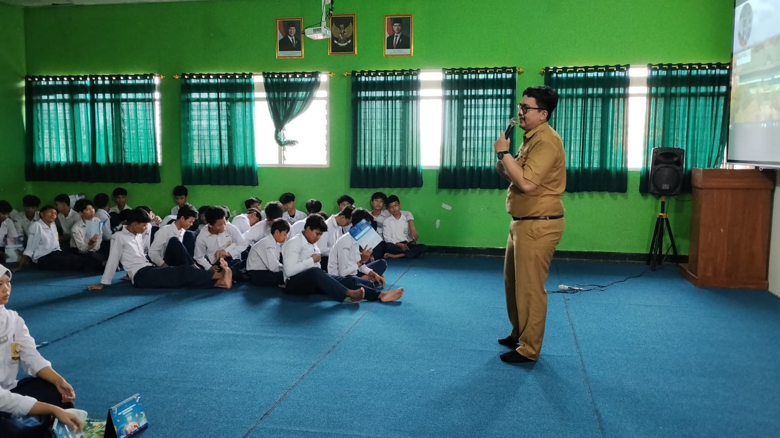 Kegiatan Sosialisasi SPMB di SMP Muhammadiyah 5 Yogyakarta