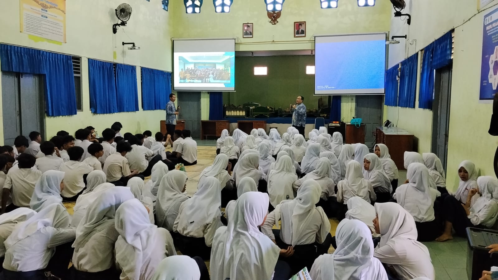 Kegiatan Promosi dan Sosialisasi SPMB di SMP N 1 Srandakan