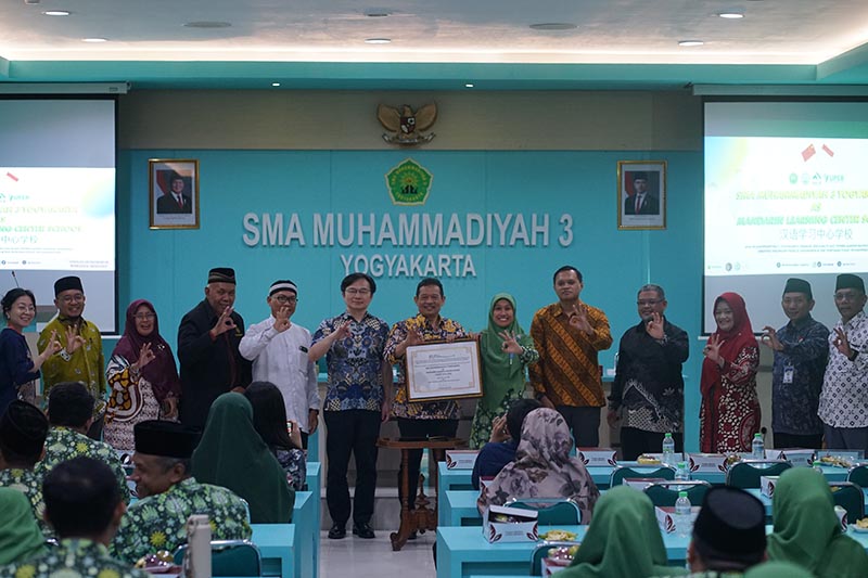 Siapkan Generasi Global, SMA Muga Resmikan Pusat Pembelajaran Bahasa Mandarin