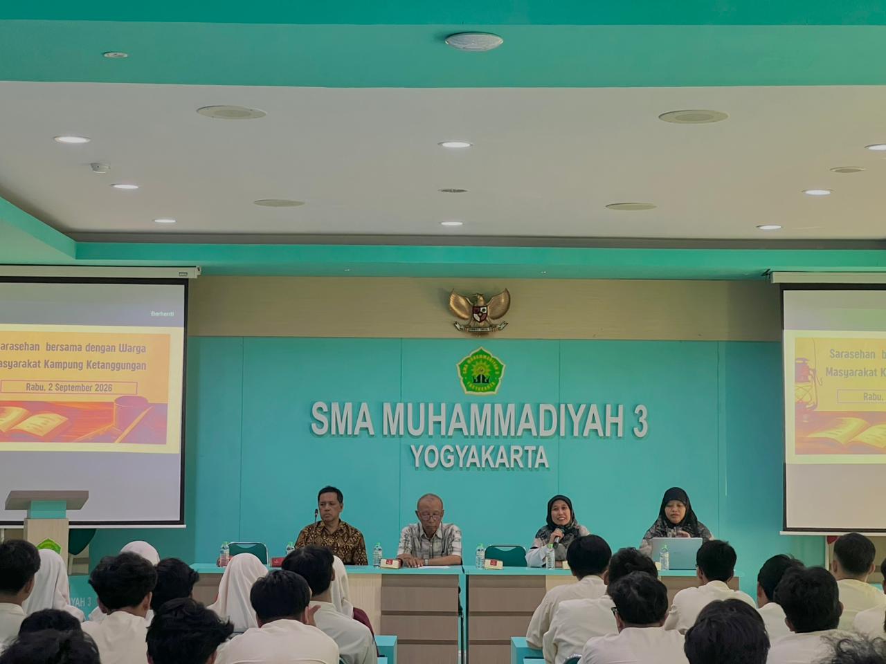 SMA Muhammadiyah 3 Yogyakarta Gelar Sarasehan Bersama Warga Kampung Ketanggungan