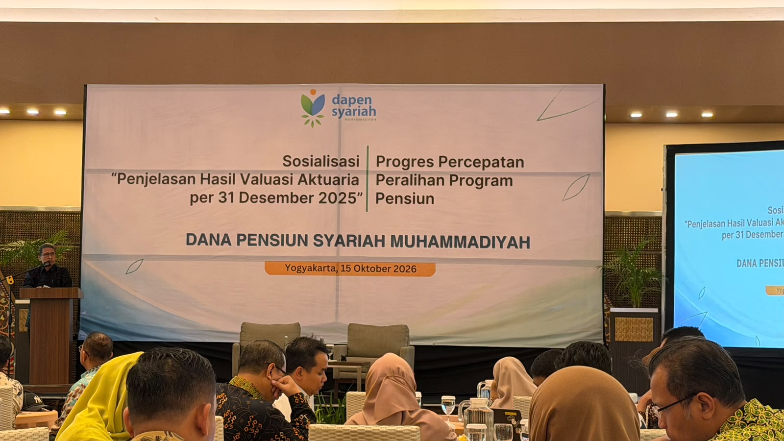 Rapat Sosialisasi Manfaat Pasti Peserta Dana Pensiun Muhammadiyah